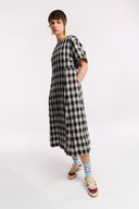 Laneway Check Midi Dress