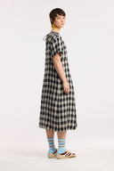 Laneway Check Midi Dress