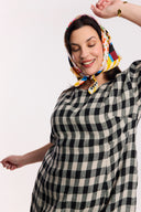 Laneway Check Midi Dress