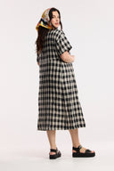 Laneway Check Midi Dress