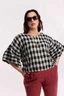 Laneway Check Blouse