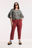 Laneway Check Blouse