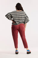 Laneway Check Blouse