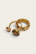 Midnight Confetti Ring