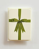Green Bow Greeting Card - Obus Online