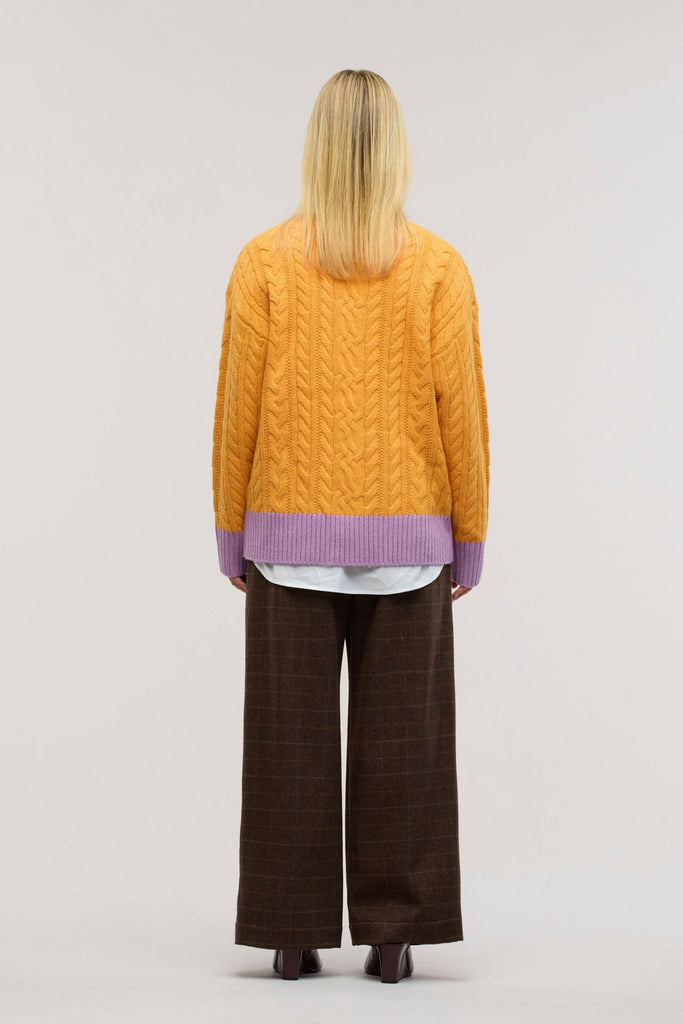 Halcyon Cable Knit Jumper - Obus Online