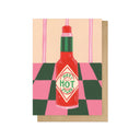 Hey Hot Stuff Greetings Card - Obus Online