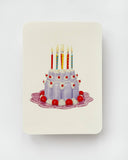 Lavender Cream Blancmange Greeting Card - Obus Online