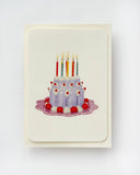Lavender Cream Blancmange Greeting Card - Obus Online