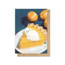 Lemon Meow Pie Greetings Card - Obus Online