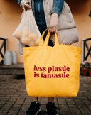 Less Plastic Is Fantastic Tote - Obus Online