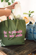 Less Plastic Is Fantastic Tote - Obus Online