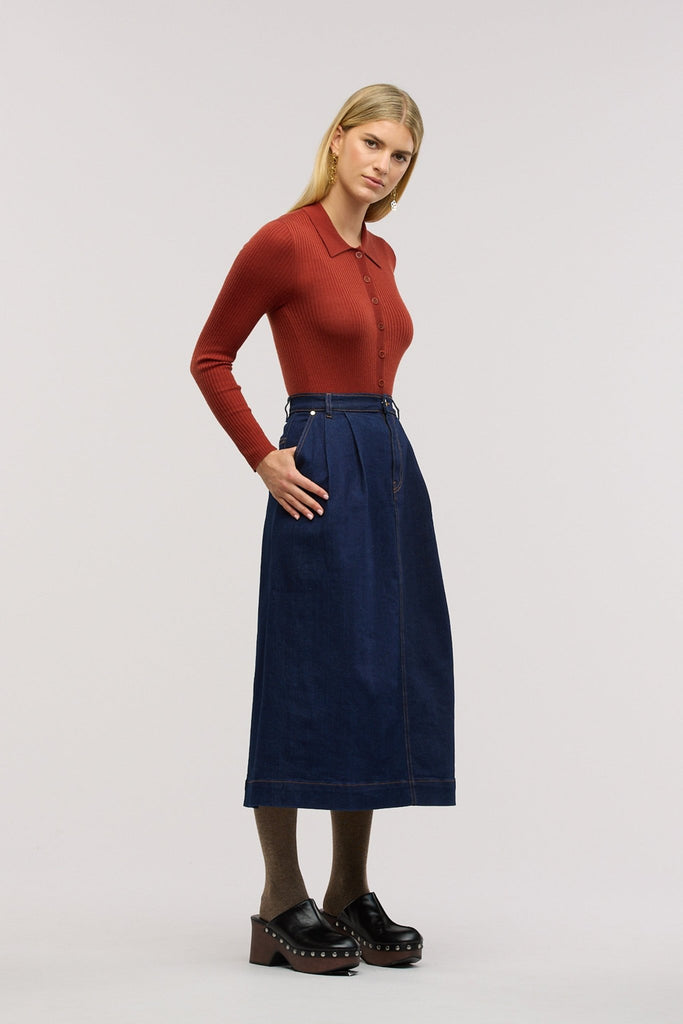 Merino Traveller Rib Polo - Obus Online