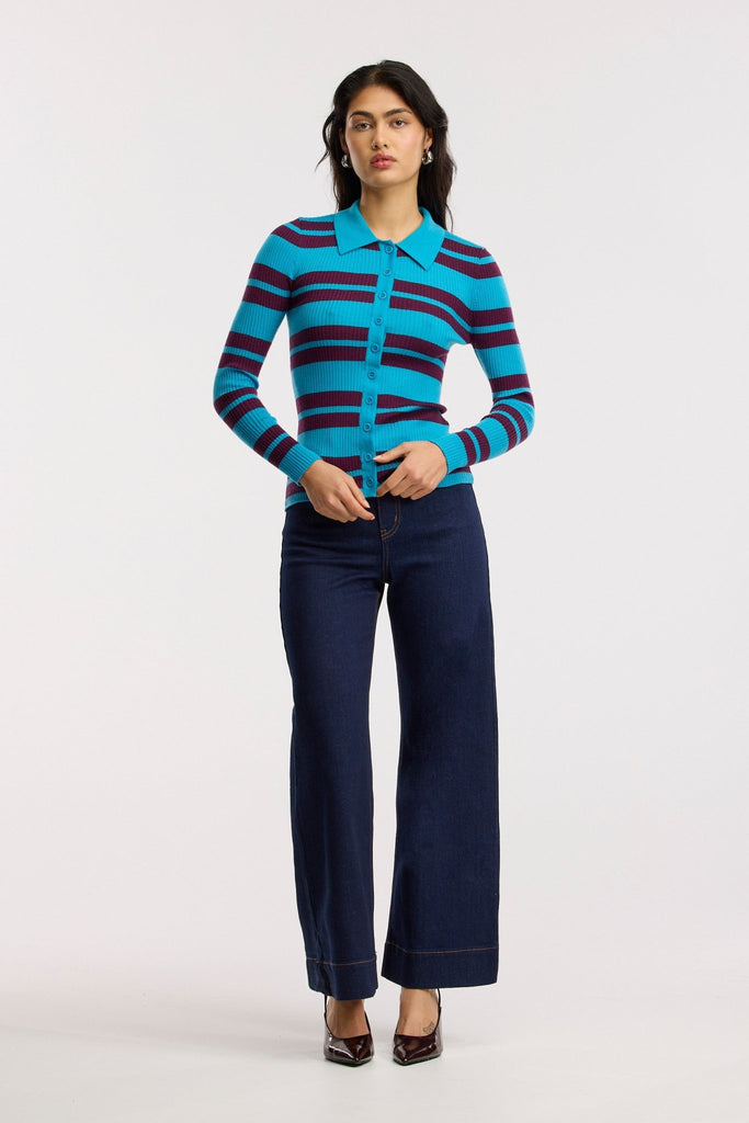 Merino Traveller Rib Polo - Obus Online