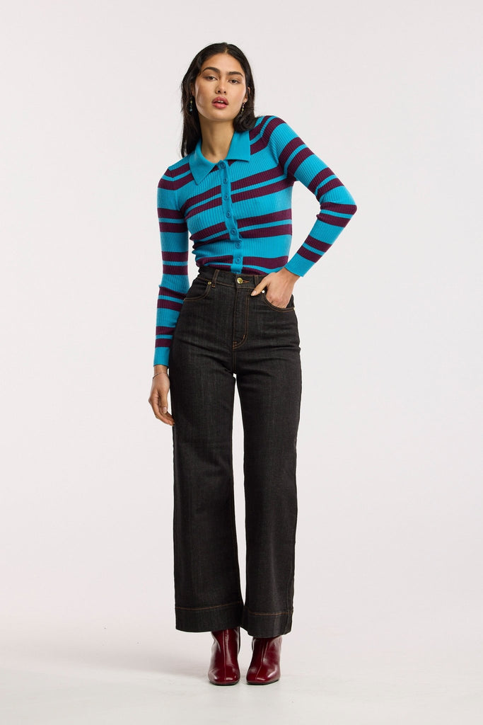 Merino Traveller Rib Polo - Obus Online