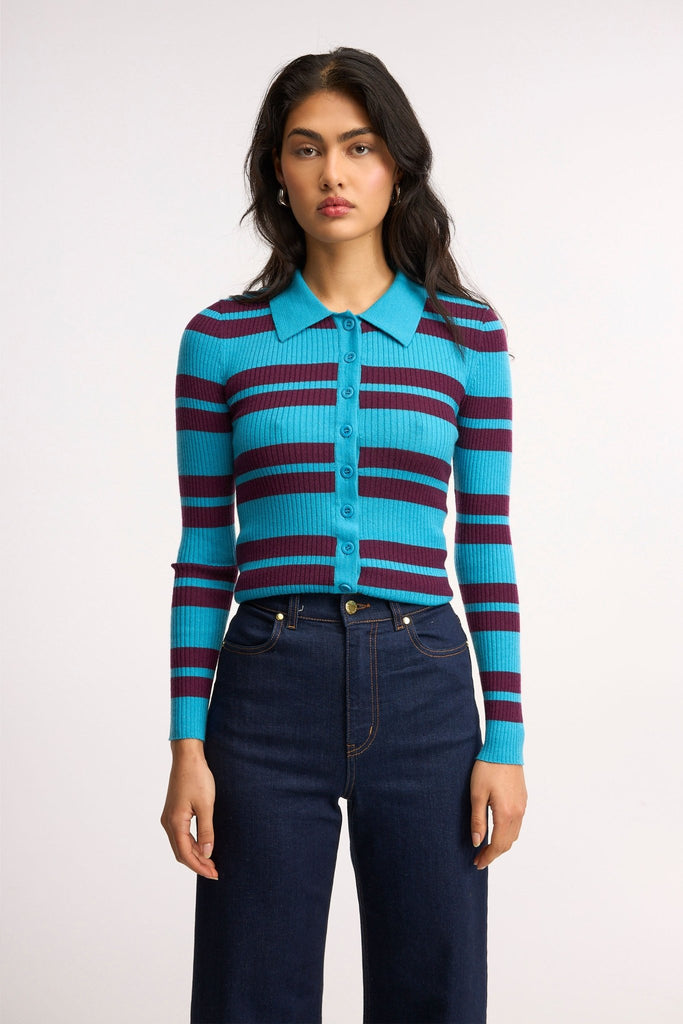 Merino Traveller Rib Polo - Obus Online