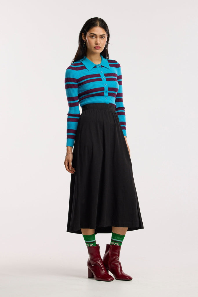 Merino Traveller Rib Polo - Obus Online