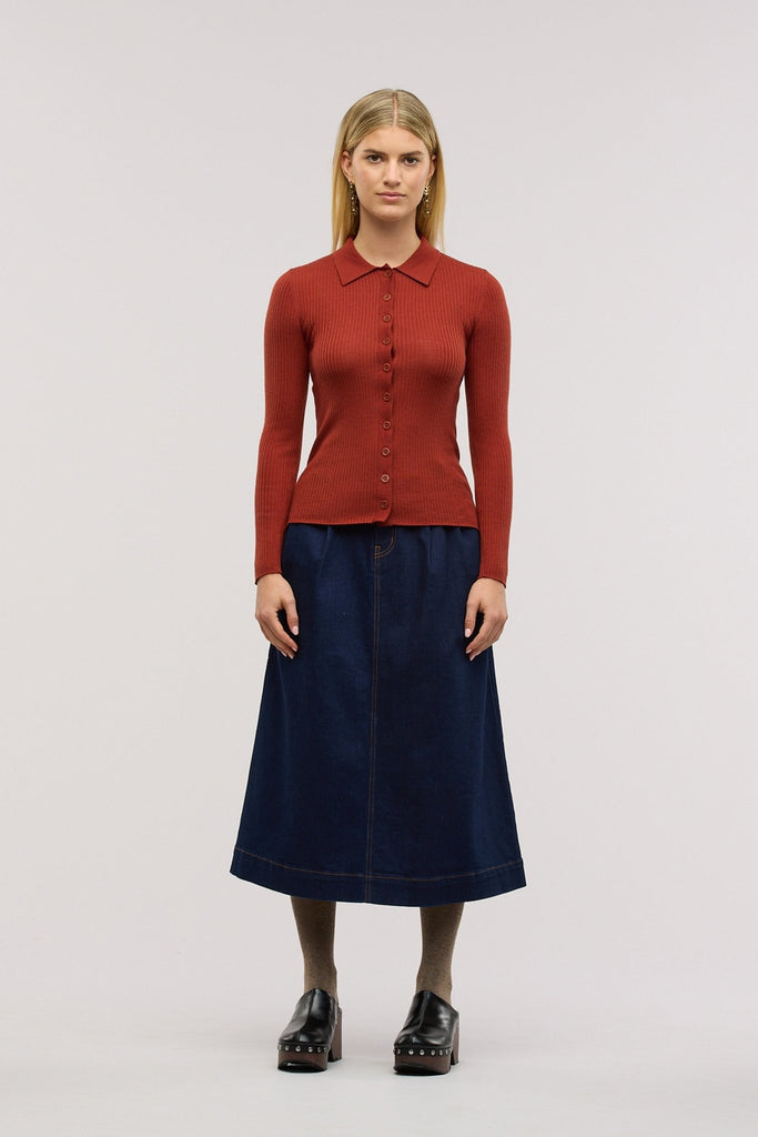 Merino Traveller Rib Polo - Obus Online