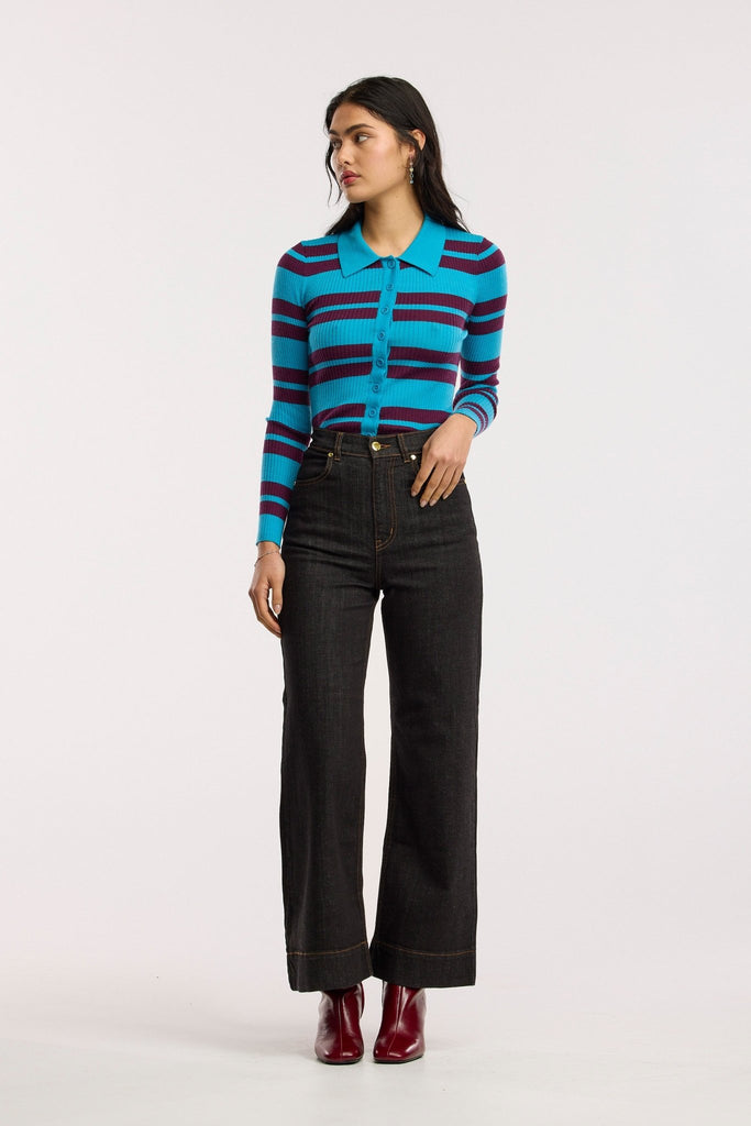 Merino Traveller Rib Polo - Obus Online