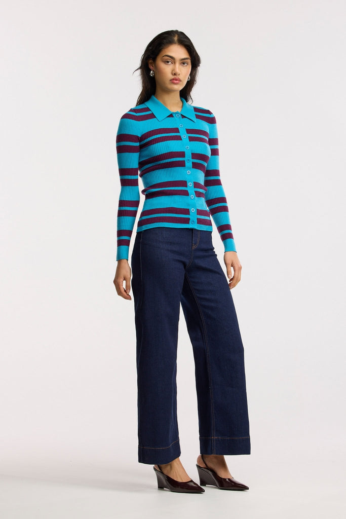 Merino Traveller Rib Polo - Obus Online