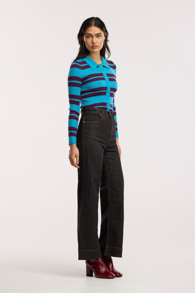 Merino Traveller Rib Polo - Obus Online