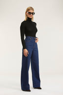 Merino Traveller Rib Roll Neck - Obus Online