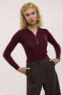 Merino Traveller Zip Roll Neck - Obus Online