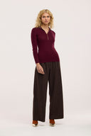 Merino Traveller Zip Roll Neck - Obus Online