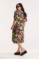 Fruit Of The Land Wrap Dress