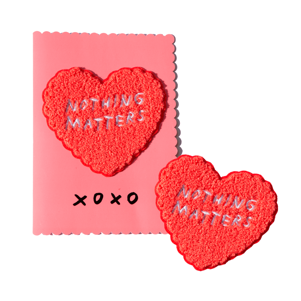 Nothing Matters Chenille Patch Gift Card x Adam JK - Obus Online