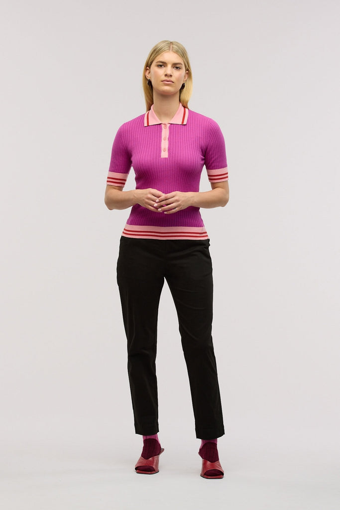 Novella Knit Polo - Obus Online