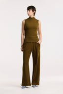 Traveller Luxe Rib Wide Leg Pant
