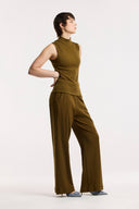 Traveller Luxe Rib Wide Leg Pant