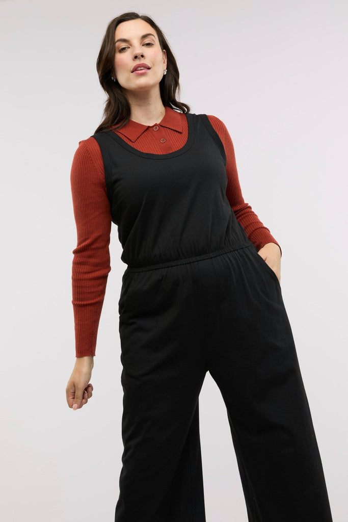 Organic Wide Leg Traveller Jumpsuit - Obus Online