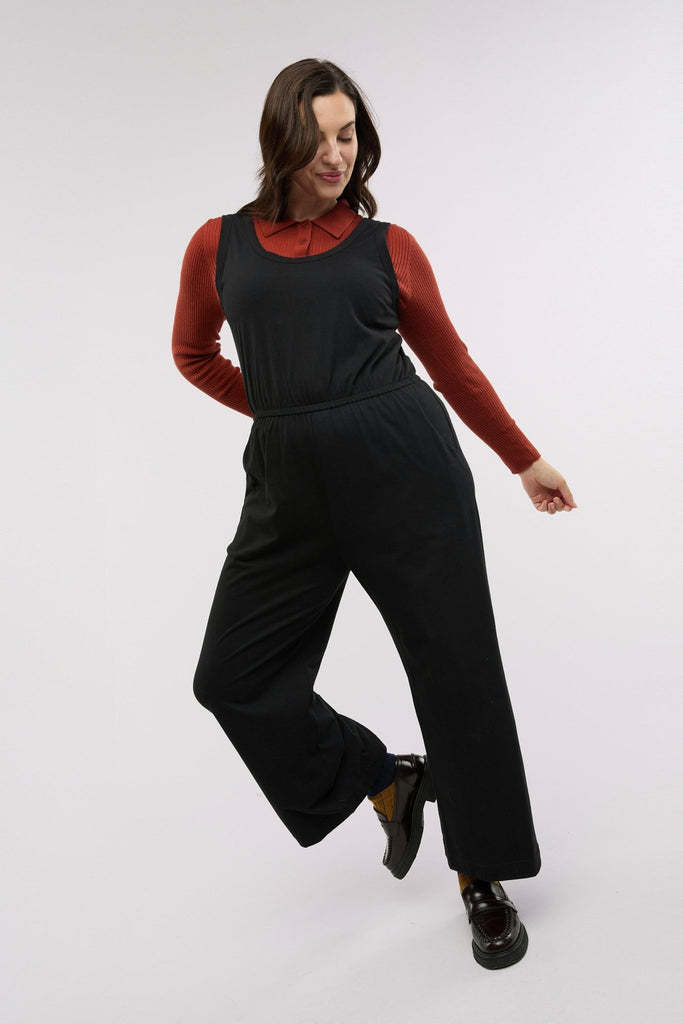 Organic Wide Leg Traveller Jumpsuit - Obus Online