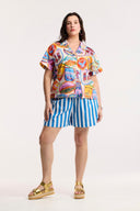 Pacifica Stripe Short - Obus Online