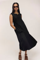 Perseverance Sleeveless Midi Dress - Obus Online