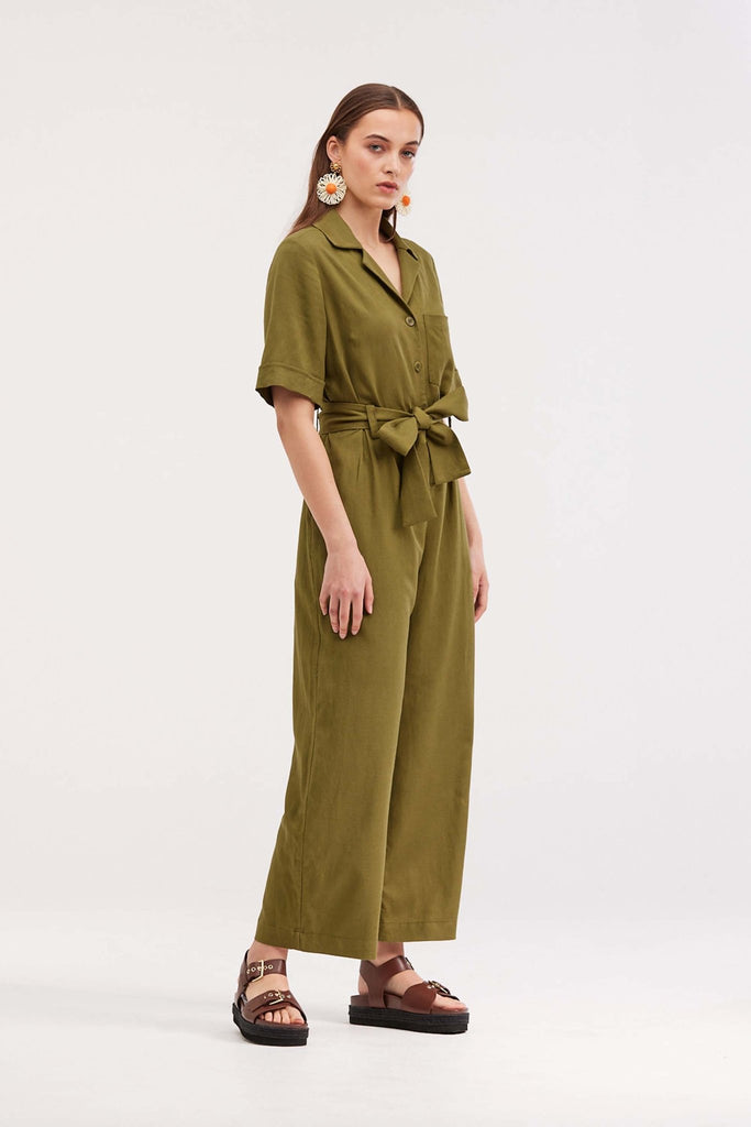 Perseverance Wide Leg Boilersuit - Obus Online