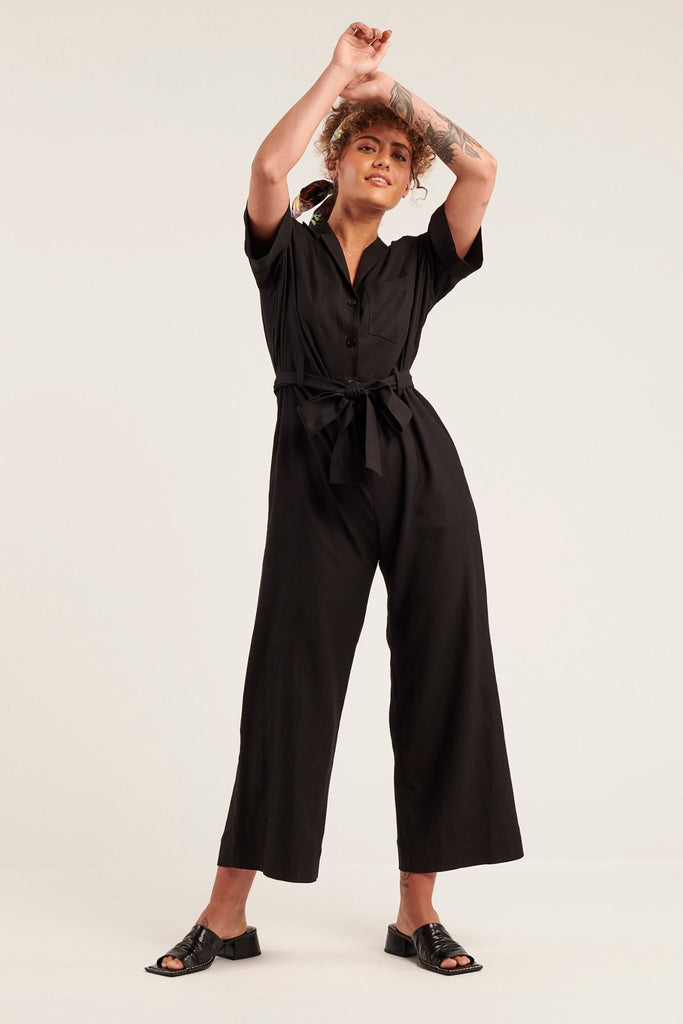 Perseverance Wide Leg Boilersuit - Obus Online