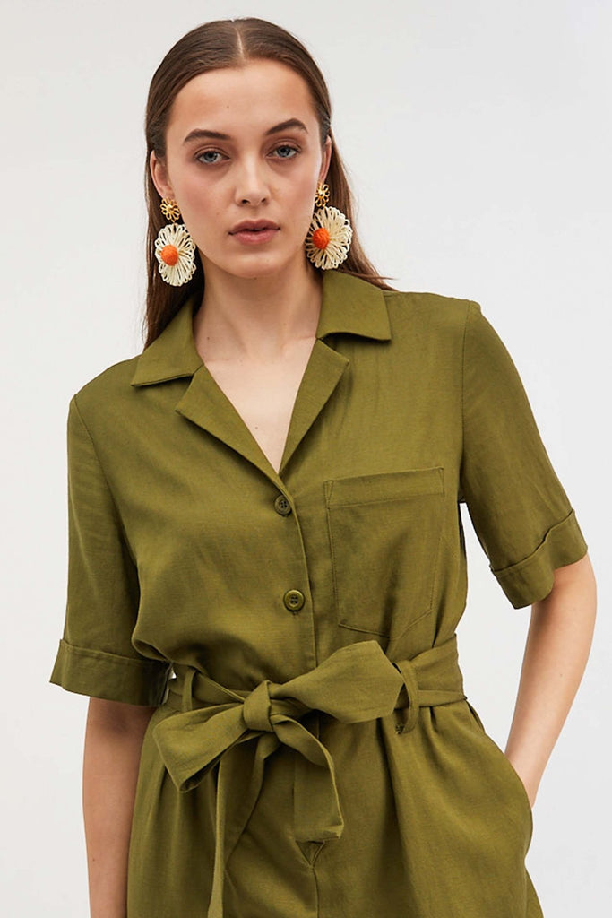 Perseverance Wide Leg Boilersuit - Obus Online