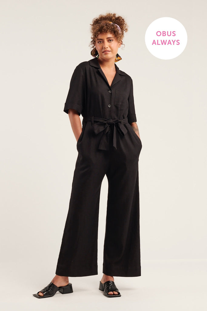 Perseverance Wide Leg Boilersuit - Obus Online