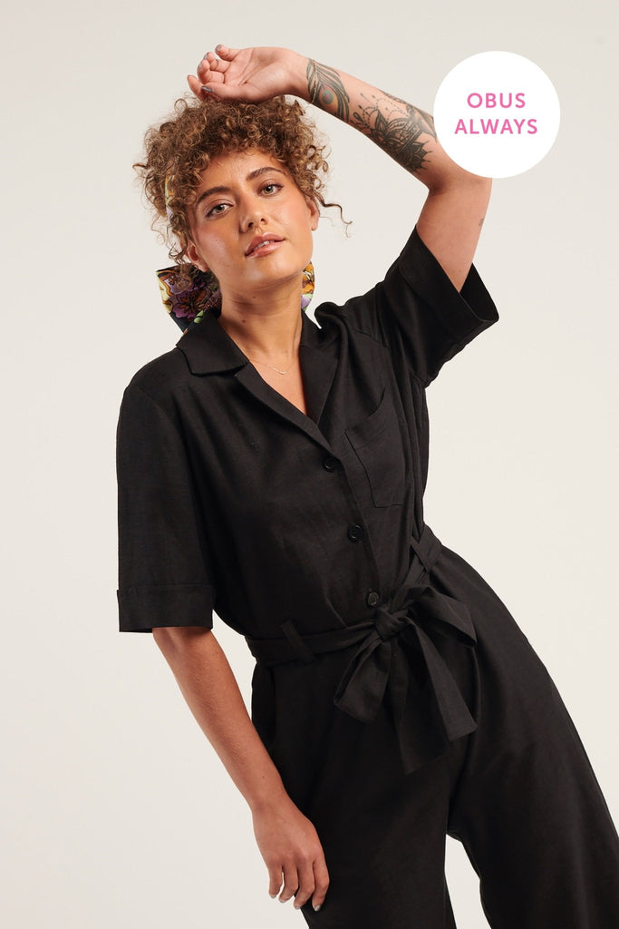 Perseverance Wide Leg Boilersuit - Obus Online