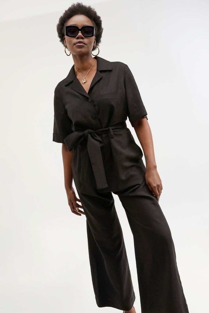 Perseverance Wide Leg Boilersuit - Obus Online