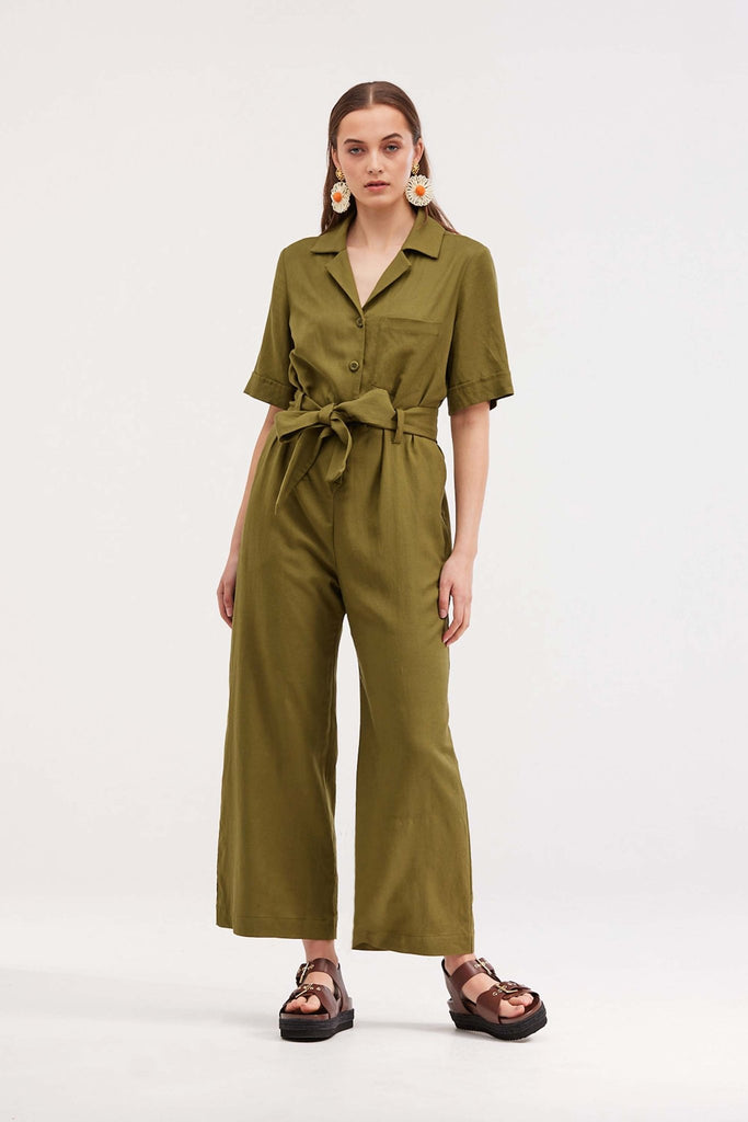 Perseverance Wide Leg Boilersuit - Obus Online