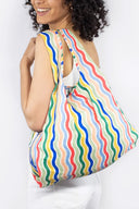 Rainbow Waves Reusable Bag - Obus Online