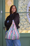 Rainbow Waves Reusable Bag - Obus Online