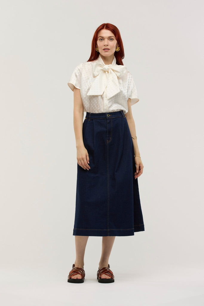 Rebel Heart Silk Blouse - Obus Online