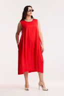 Perseverance Midi Swing Dress