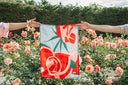 Red Rose Linen Tea Towel x Alex Katz - Obus Online