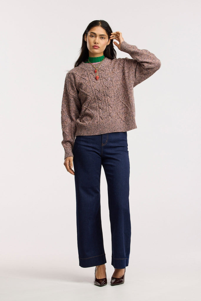 Reverie Cable Knit Jumper - Obus Online